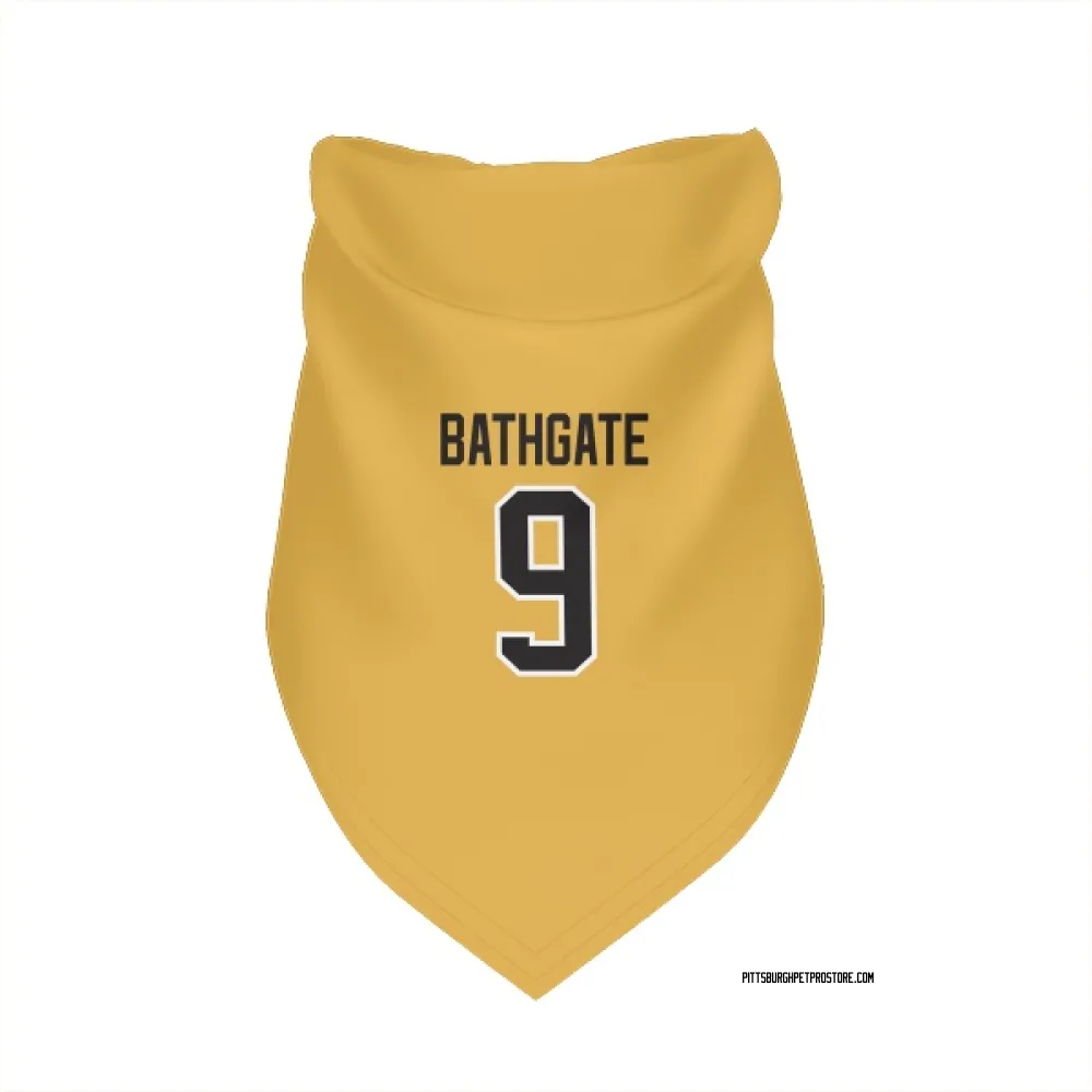 Pittsburgh Penguins Andy Bathgate Gold Pet Bandana for Dog & Cat