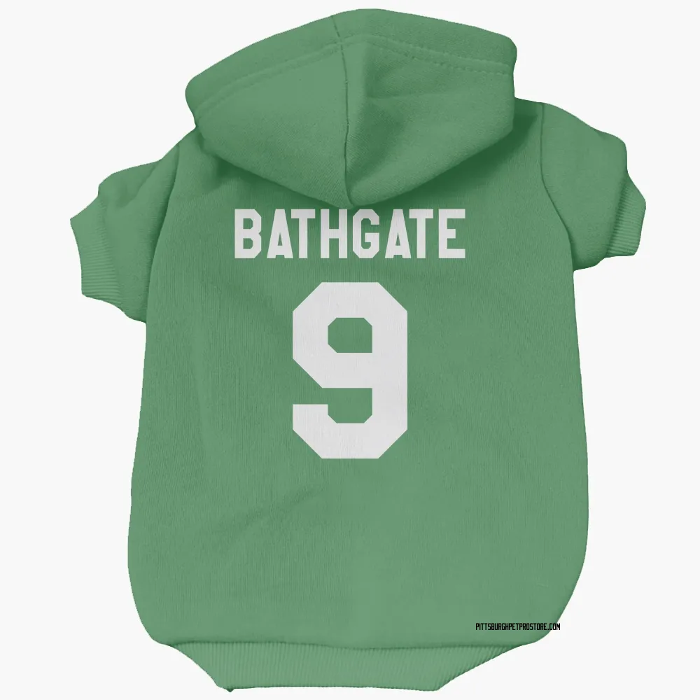 Pittsburgh Penguins Andy Bathgate Green Pet Hoodie for Dog & Cat