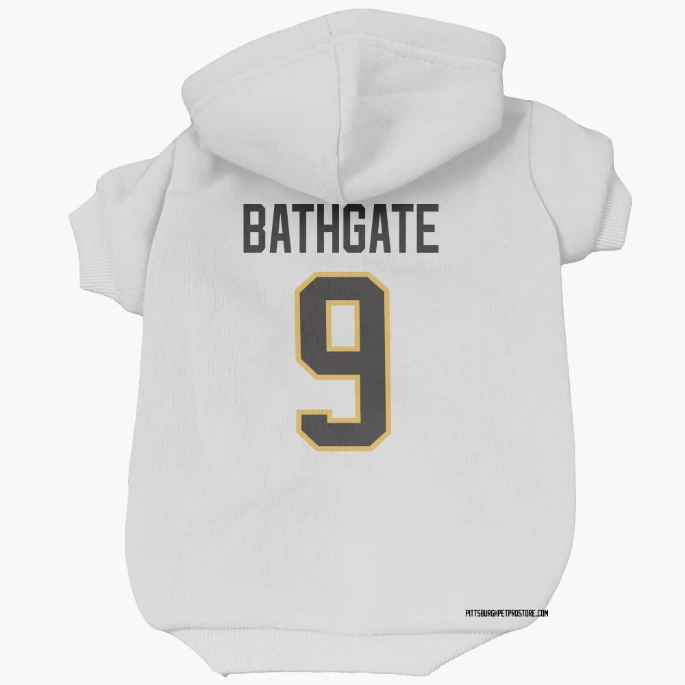 Pittsburgh Penguins Andy Bathgate White Pet Hoodie for Dog & Cat
