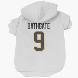 Pittsburgh Penguins Andy Bathgate White Pet Hoodie for Dog & Cat