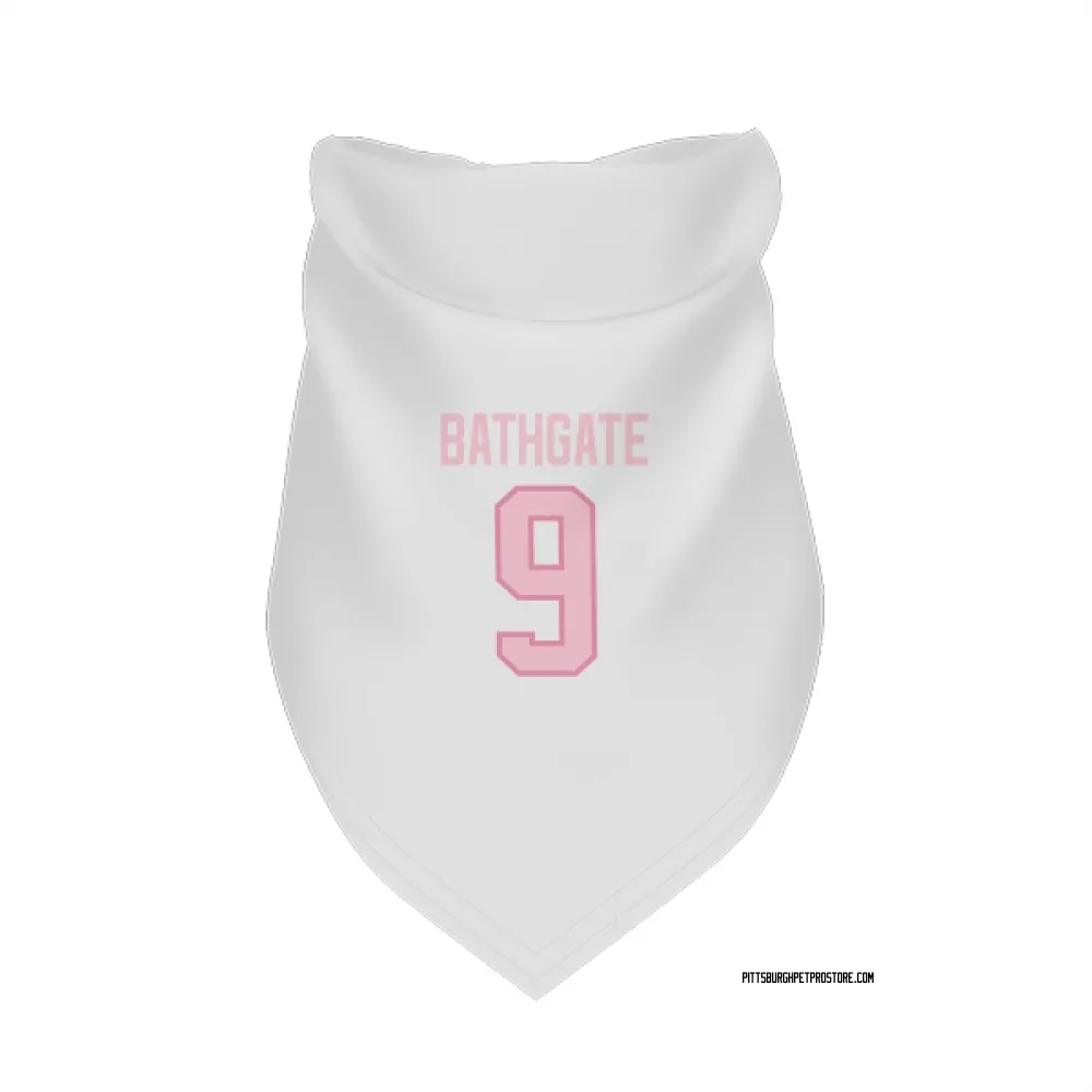 Pittsburgh Penguins Andy Bathgate White Pink Pet Bandana for Dog & Cat