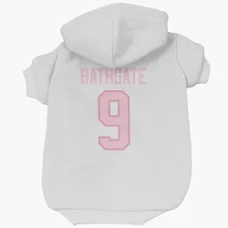 Pittsburgh Penguins Andy Bathgate White Pink Pet Hoodie for Dog & Cat