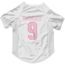 Pittsburgh Penguins Andy Bathgate White Pink Pet Jersey for Dog & Cat