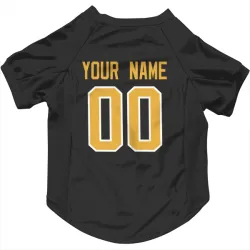 Pittsburgh Penguins Custom Black Pet Jersey for Dog & Cat