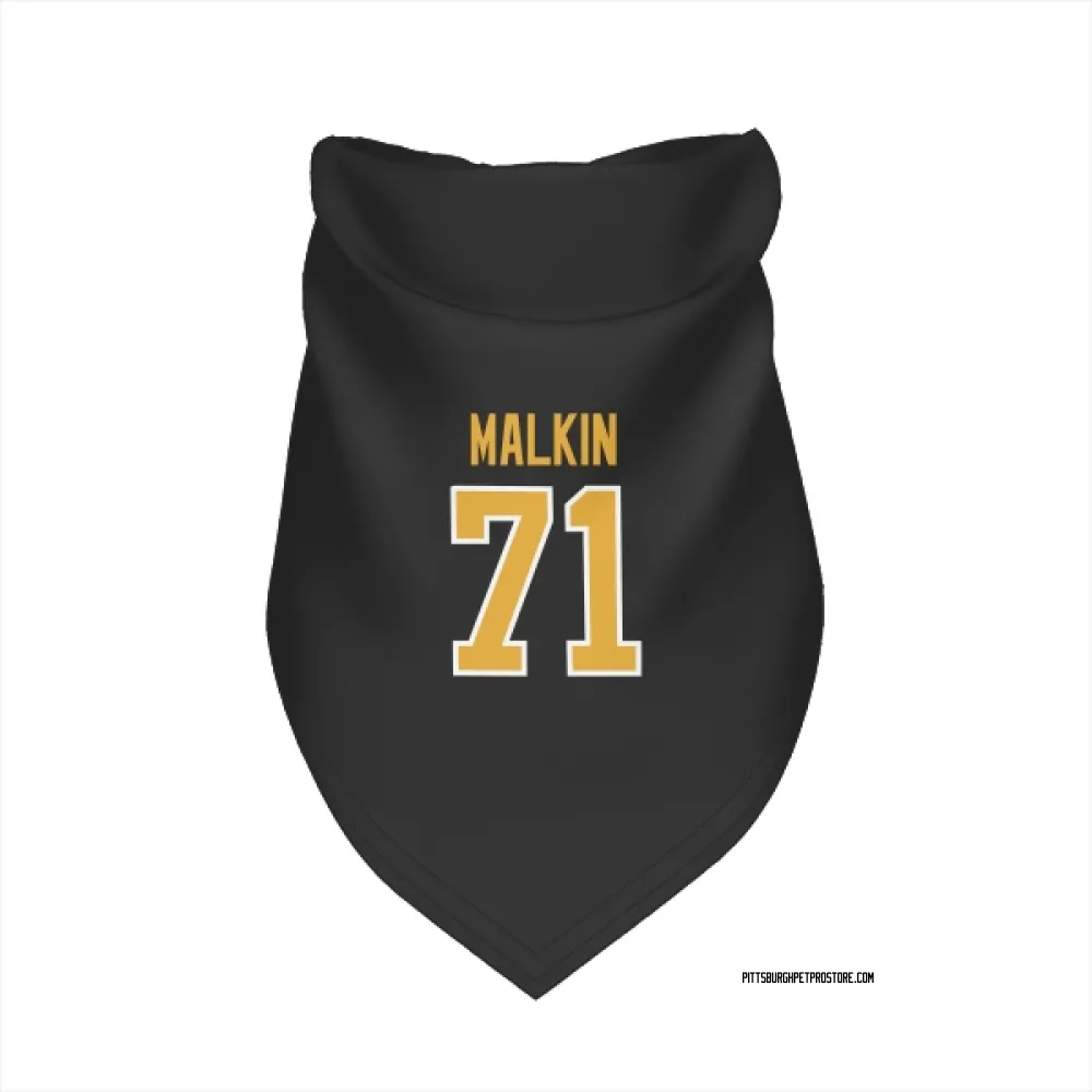 Pittsburgh Penguins Evgeni Malkin Black Pet Bandana for Dog & Cat