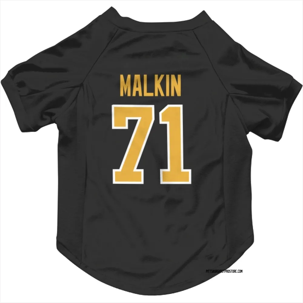 Pittsburgh Penguins Evgeni Malkin Black Pet Jersey for Dog & Cat