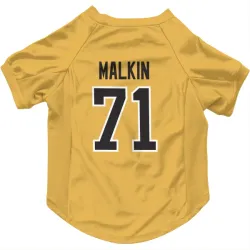 Pittsburgh Penguins Evgeni Malkin Gold Pet Jersey for Dog & Cat