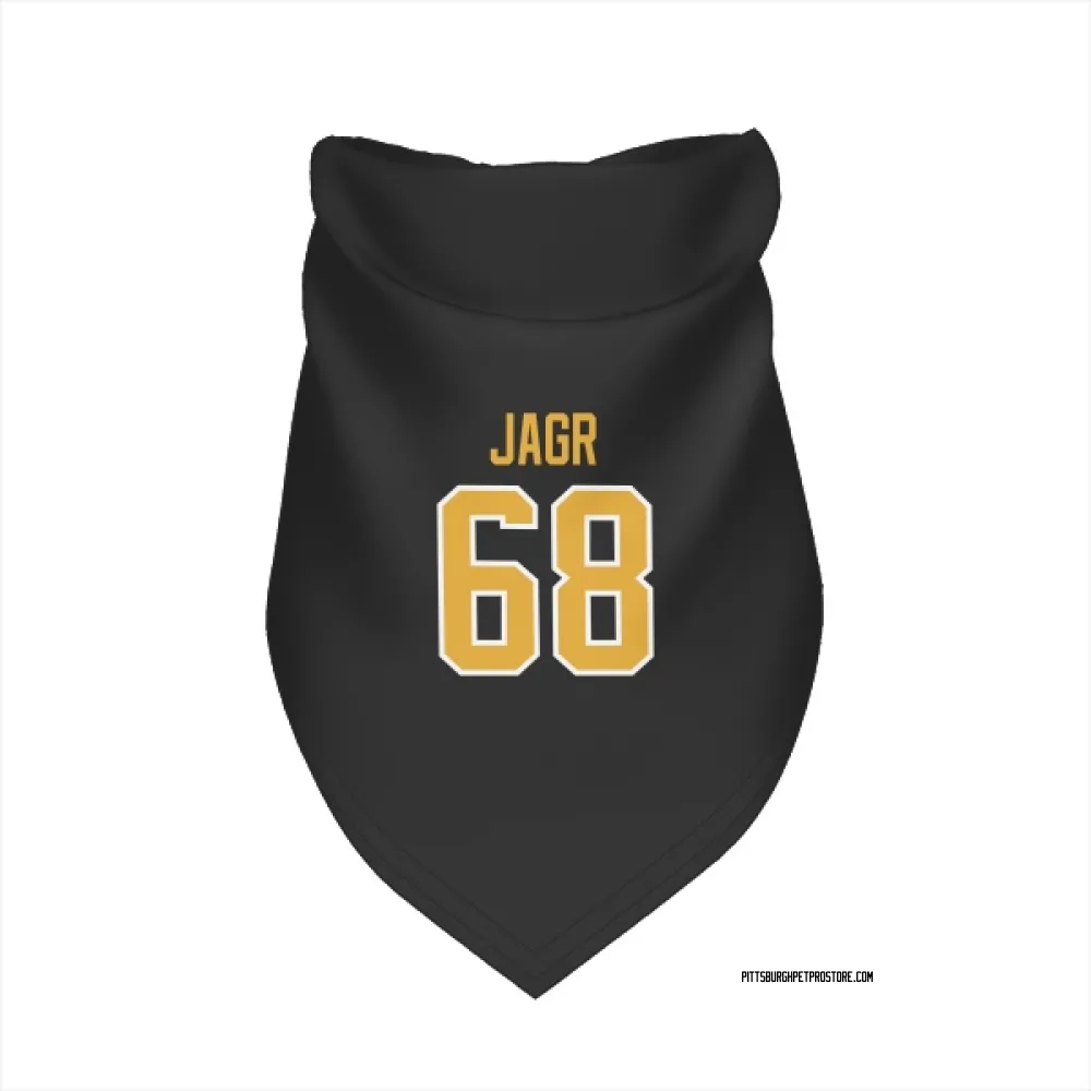 Pittsburgh Penguins Jaromir Jagr Black Pet Bandana for Dog & Cat