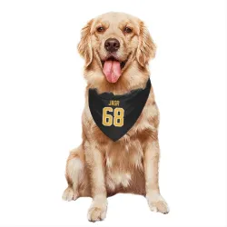 Pittsburgh Penguins Jaromir Jagr Black Pet Bandana for Dog & Cat