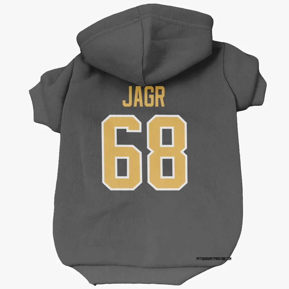 Pittsburgh Penguins Jaromir Jagr Black Pet Hoodie for Dog & Cat