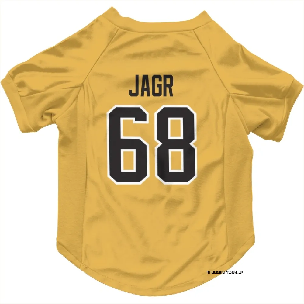 Pittsburgh Penguins Jaromir Jagr Gold Pet Jersey for Dog & Cat