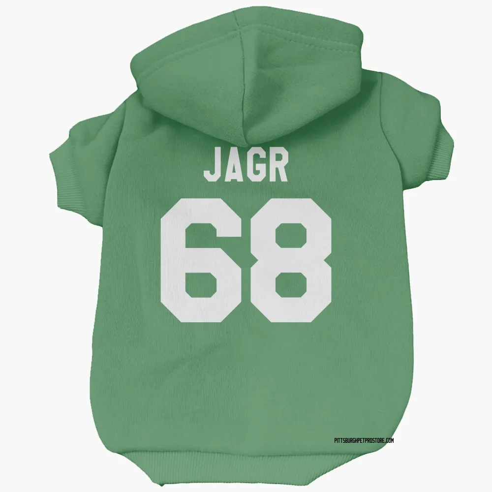 Pittsburgh Penguins Jaromir Jagr Green Pet Hoodie for Dog & Cat