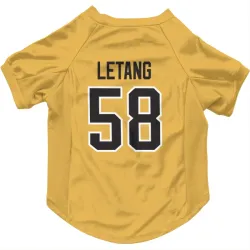 Pittsburgh Penguins Kris Letang Gold Pet Jersey for Dog & Cat