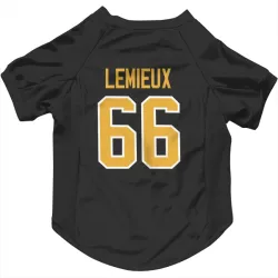 Pittsburgh Penguins Mario Lemieux Black Pet Jersey for Dog & Cat