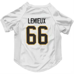Pittsburgh Penguins Mario Lemieux White Pet Jersey for Dog & Cat