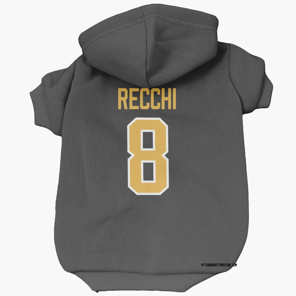Pittsburgh Penguins Mark Recchi Black Pet Hoodie for Dog & Cat