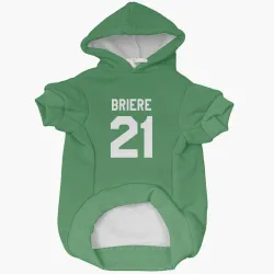 Pittsburgh Penguins Michel Briere Green Pet Hoodie for Dog & Cat