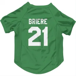 Pittsburgh Penguins Michel Briere Green Pet Jersey for Dog & Cat