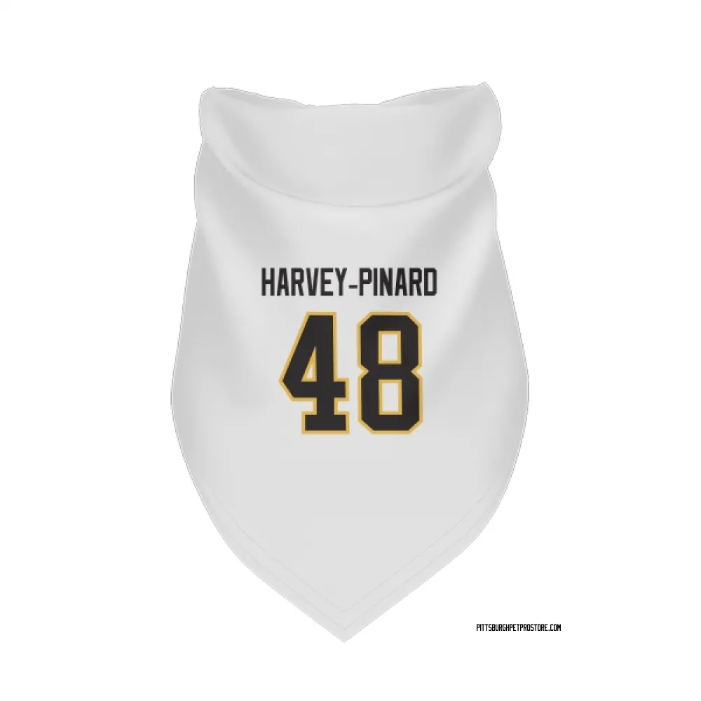 Pittsburgh Penguins Rafael Harvey-Pinard White Pet Bandana for Dog & Cat