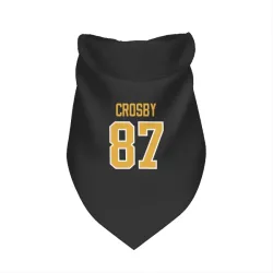 Pittsburgh Penguins Sidney Crosby Black Pet Bandana for Dog & Cat