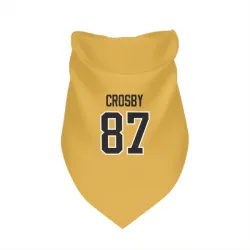 Pittsburgh Penguins Sidney Crosby Gold Pet Bandana for Dog & Cat