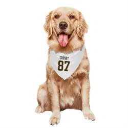 Pittsburgh Penguins Sidney Crosby White Pet Bandana for Dog & Cat
